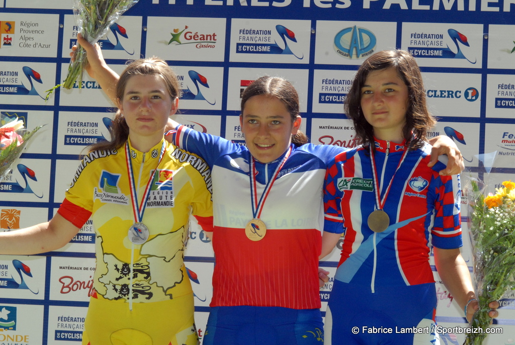 Sachet championne de France de la course aux points Minimes-Cadettes