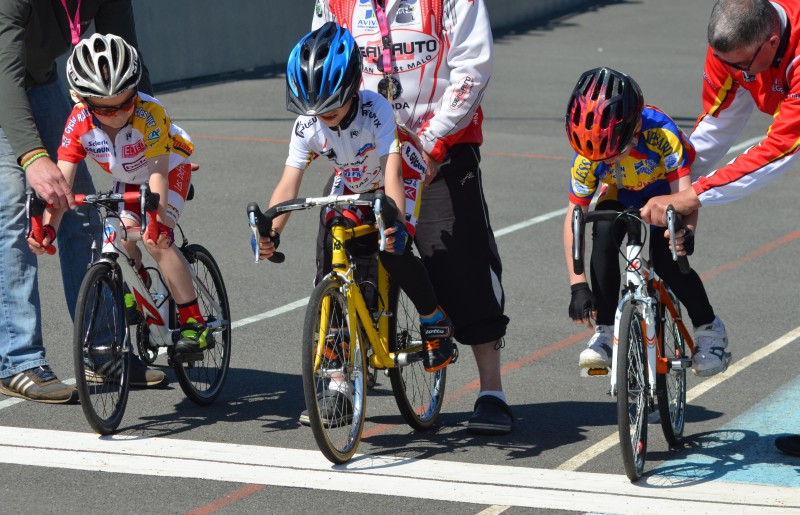 Plaintel (22) :  les participants du  Challenge 22 des Ecoles de cyclisme  