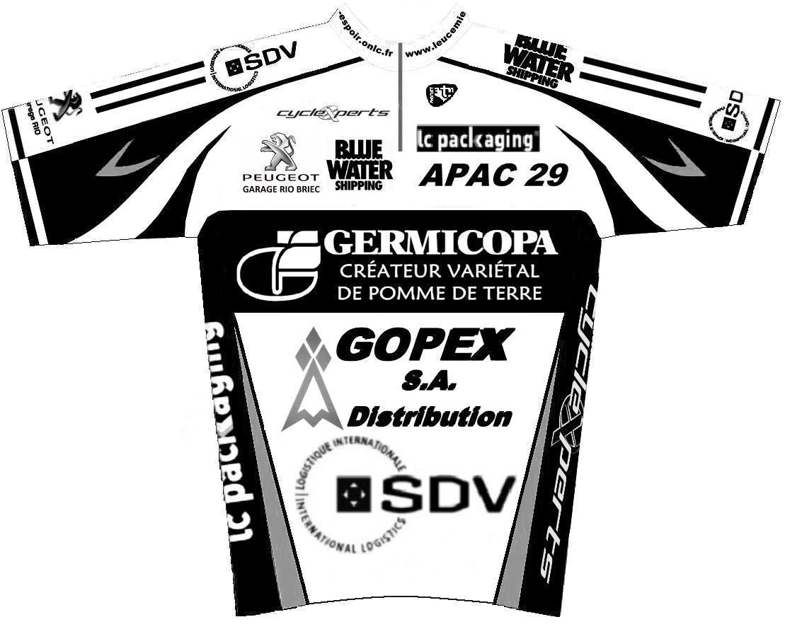 Le maillot 2012 du Leucmie Espoir Quimper