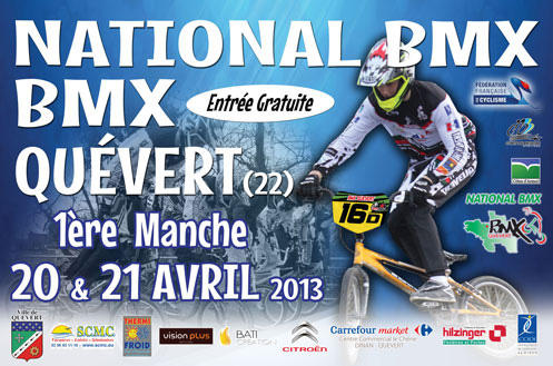 National BMX Nord-Ouest # 1  Quvert les 20 et 21 avril 