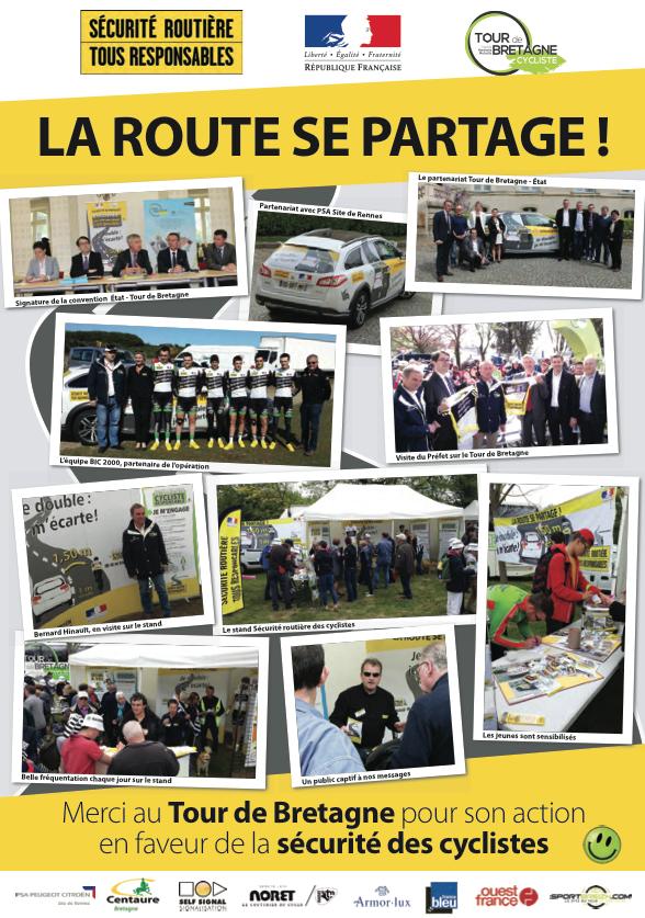 Scurit Routire et Tour de Bretagne: bon partenariat