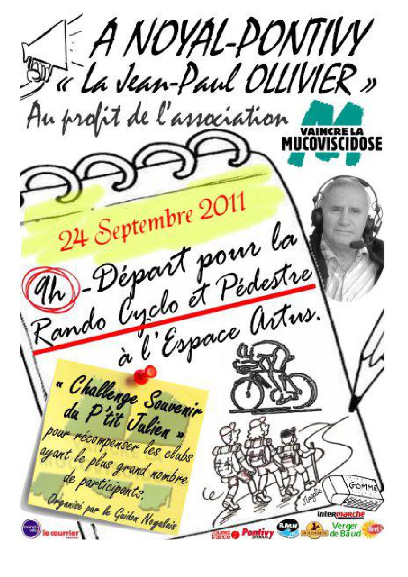 Rando La Jean-Paul Ollivier le 24 septembre  Noyal-Pontivy (56)