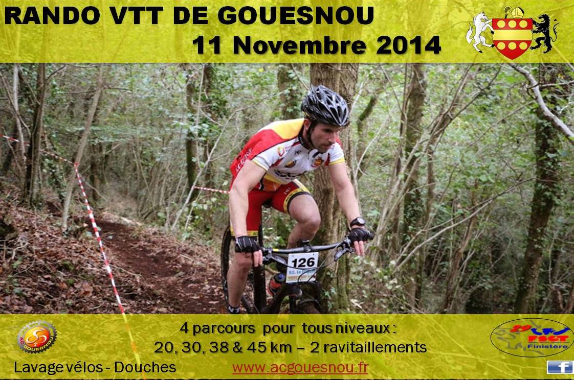 Rando VTT  Gouesnou (29) ce Mardi