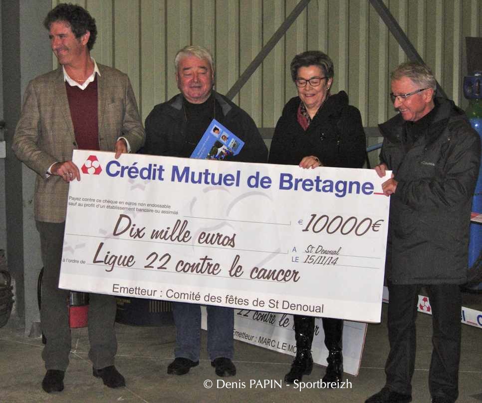 St Denoual : 10.000€ contre le cancer