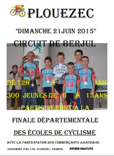 Plouzec (22) : finale dpartementale des coles de cyclisme