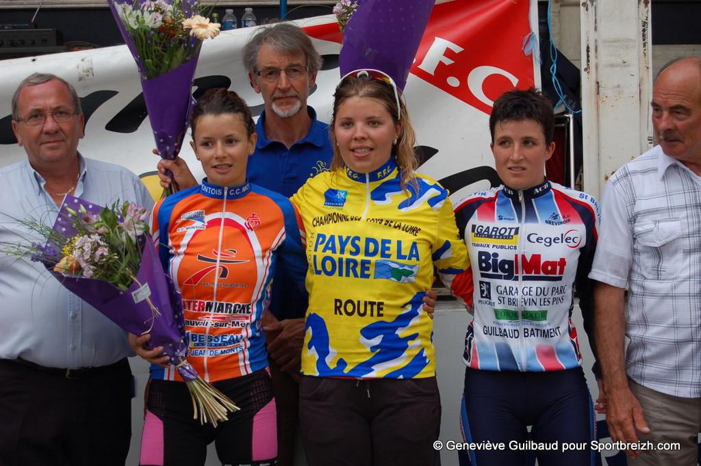 Championnat Pays de Loire Dames : Les titres pour Darcel, Morinaud, Eraud et Fortin