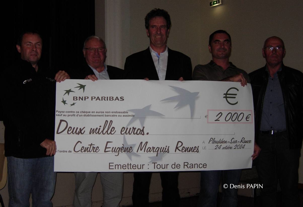 Tour de Rance Vintage 2014 : le chque