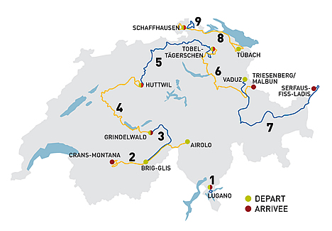 Tour de Suisse : Coup d'envoi  Lugano ce samedi 