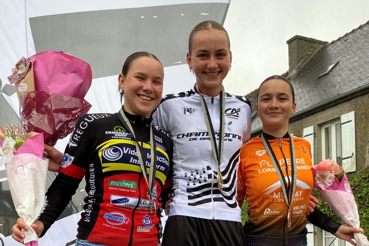 Bretagne CLM U17 dames: Bihan largement