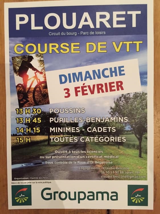 Plouaret (22) : 17me dition de l’preuve VTT