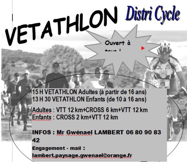 Vtathlon de Louvign du Dsert : les favoris.