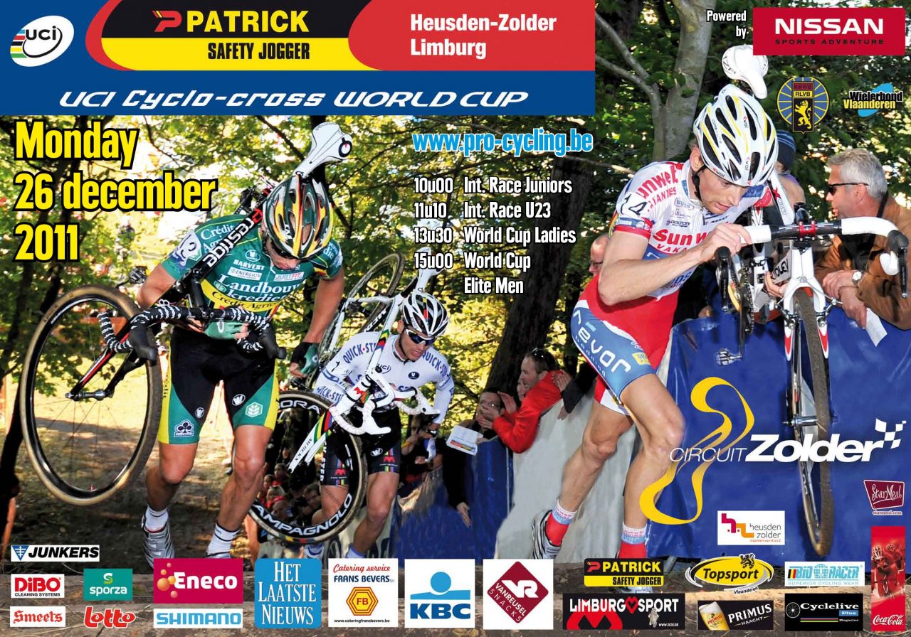 Coupe du Monde Cyclo-cross Patrick # 6  Heusden-Zolder (Belgique) : les engags