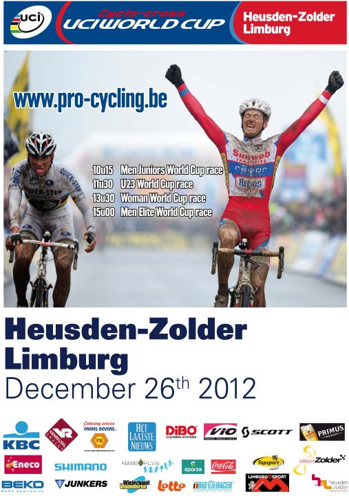 Coupe du Monde Cyclo-Cross  Zolder (Belgique) : les engags