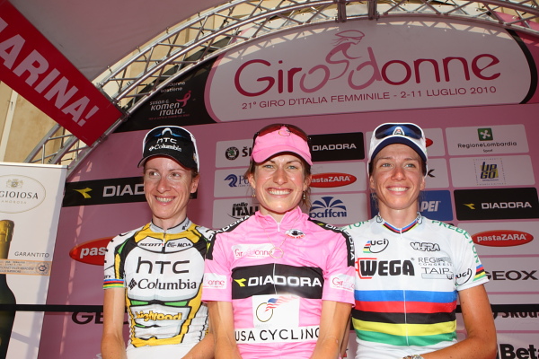 Tour d'Italie Fminin : Victoire finale de Mara Abbott 