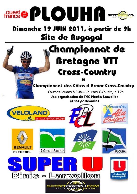 Prenez-date : Championnat de Bretagne VTT  Plouha le 19 juin  