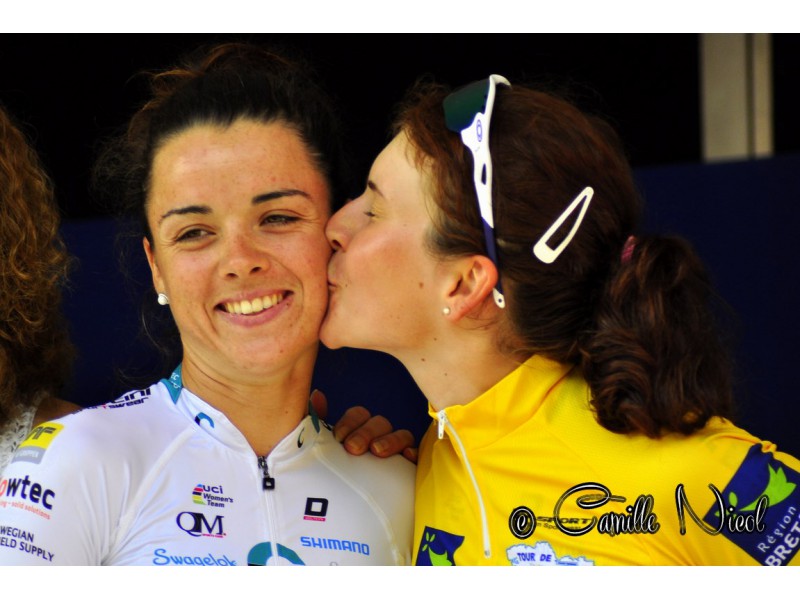 Route de France Fminine 2015 : Longo Borghini / Biannic 18e