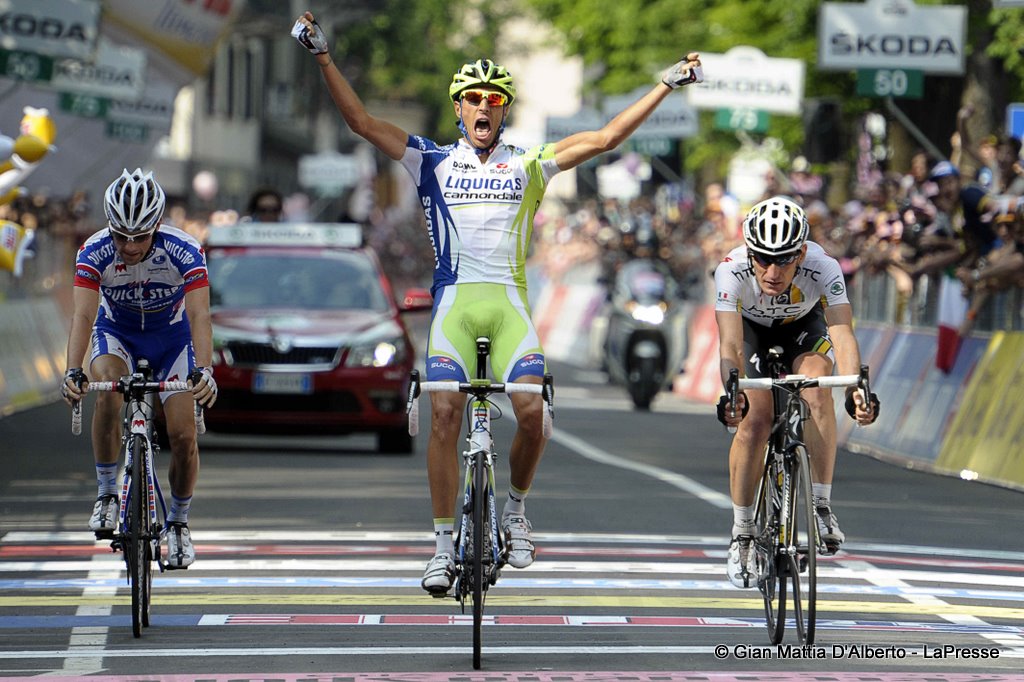 Tour d'Italie : Doubl Italien , Capecchi devant Pinotti 