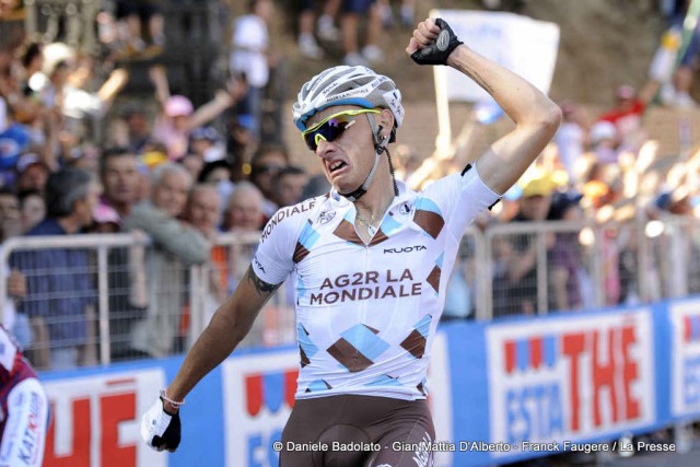 John Gadret au dpart du Tour de France 2011 