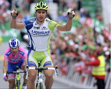 Tour de Suisse : Sagan s'impose, Cunego en jaune 