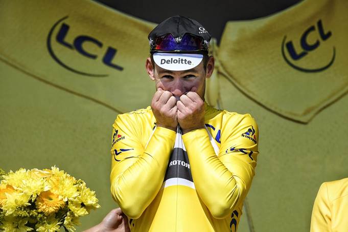 Un jour en jaune : Mark Cavendish 