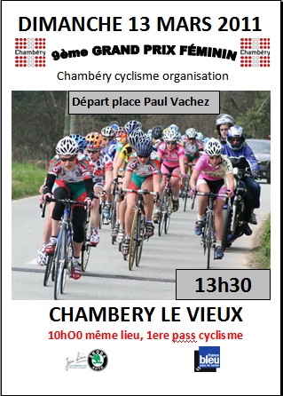 9e Grand Prix de Chambry : les engages