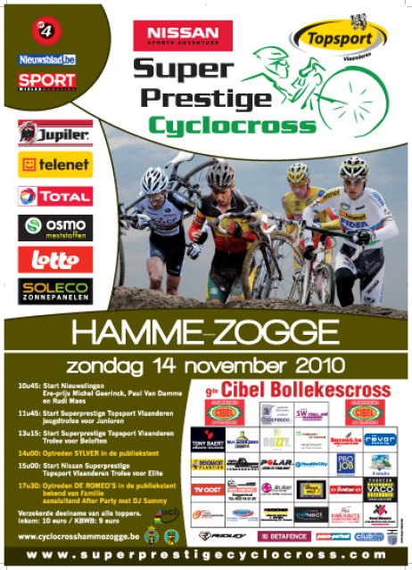 Nissan Superprestige  Hamme-Zogge : Boulo 4e chez les espoirs