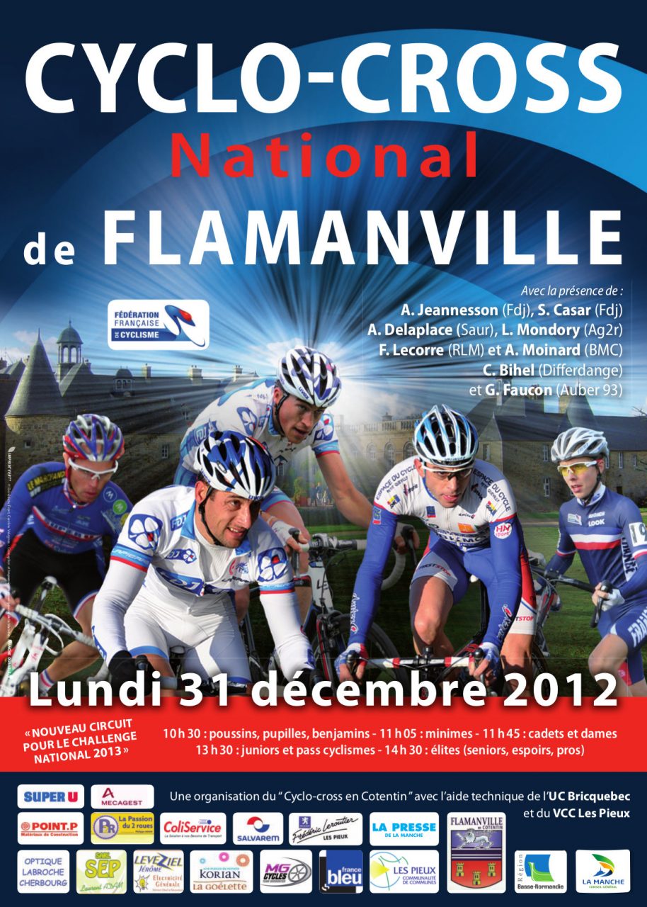 Cyclo-cross de Flamanville (50) lundi : les engags