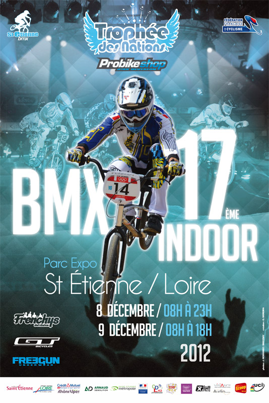 Indoor BMX de Saint-Etienne : Thme (Lorient) s'impose chez les 30 ans et +  