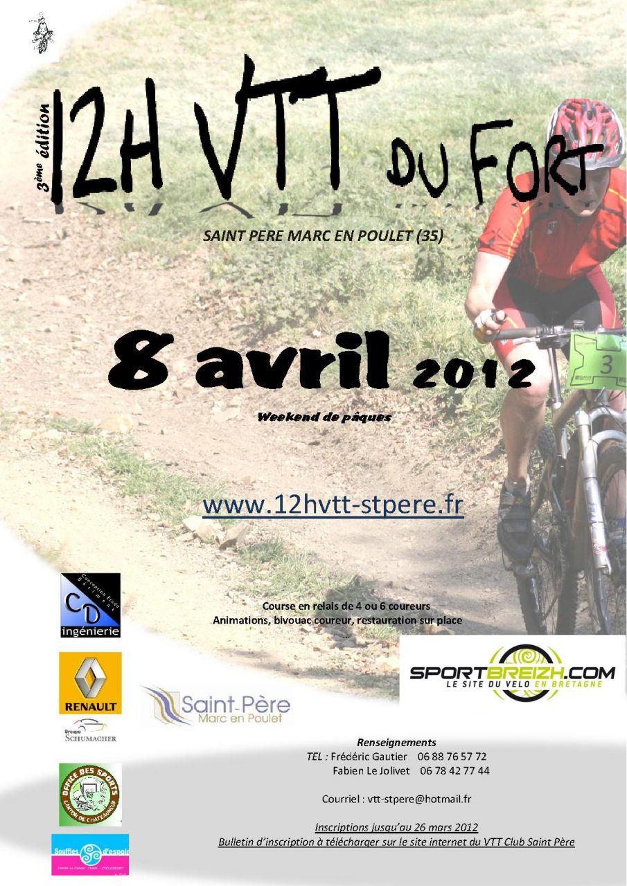 3e dition des 12 Heures du Fort  Saint Pre (35).