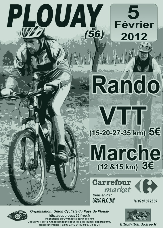 Rando VTT  Plouay le 5 fvrier