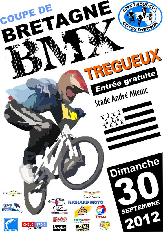 Coupe de Bretagne de BMX  Trgueux dimanche ! 