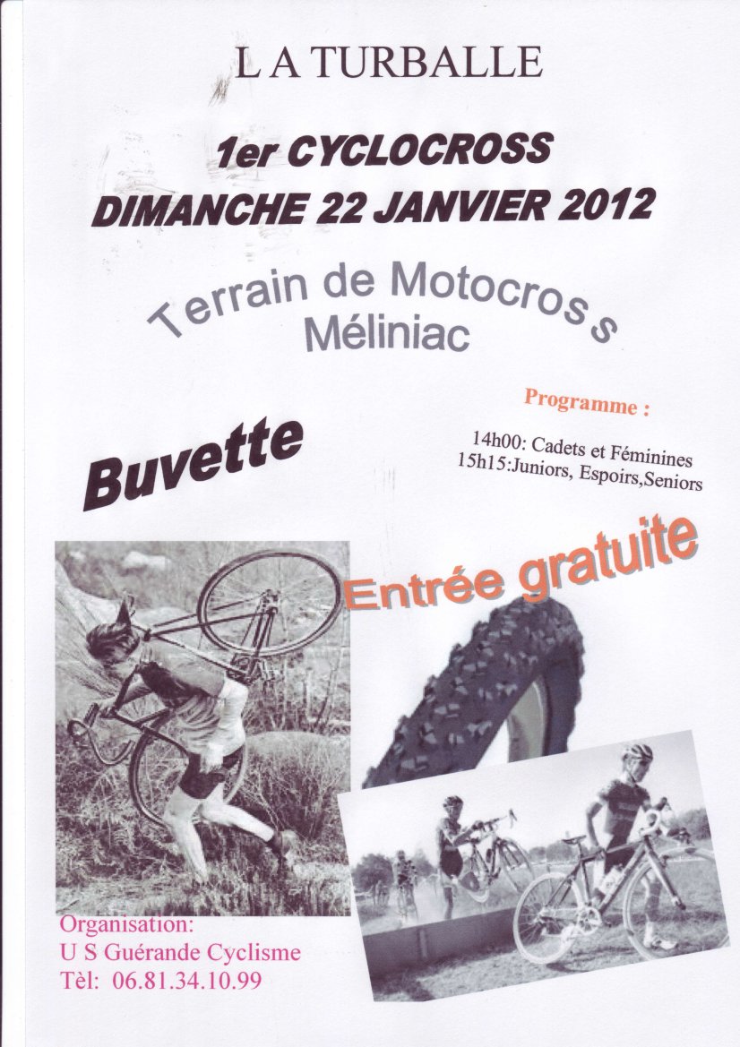 1er cyclo-cross de La Turballe (44) dimanche 