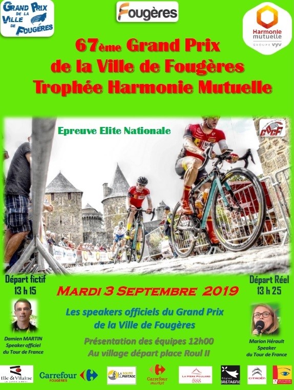 Le GP de la ville de Fougres - Trophe Harmonie Mutuelle approche