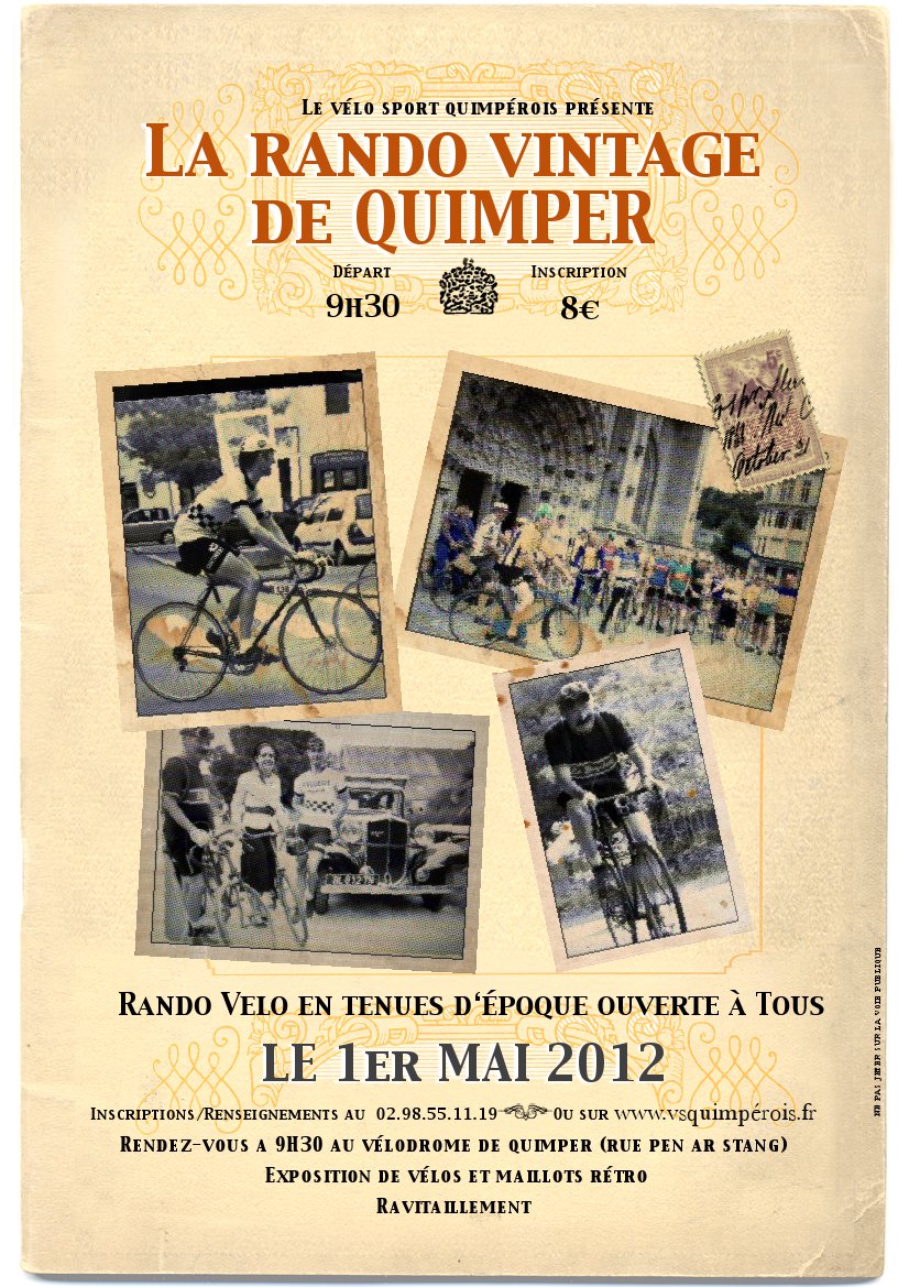 Rando Vintage  Quimper le 1er mai  
