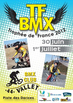 Trophe de France de BMX  Vallet (44) : la Provence s'impose / La Bretagne 8e 