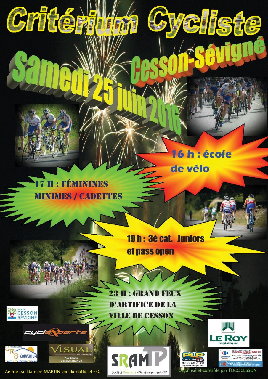 Cesson Svign(35): Rendez vous le 25 juin 