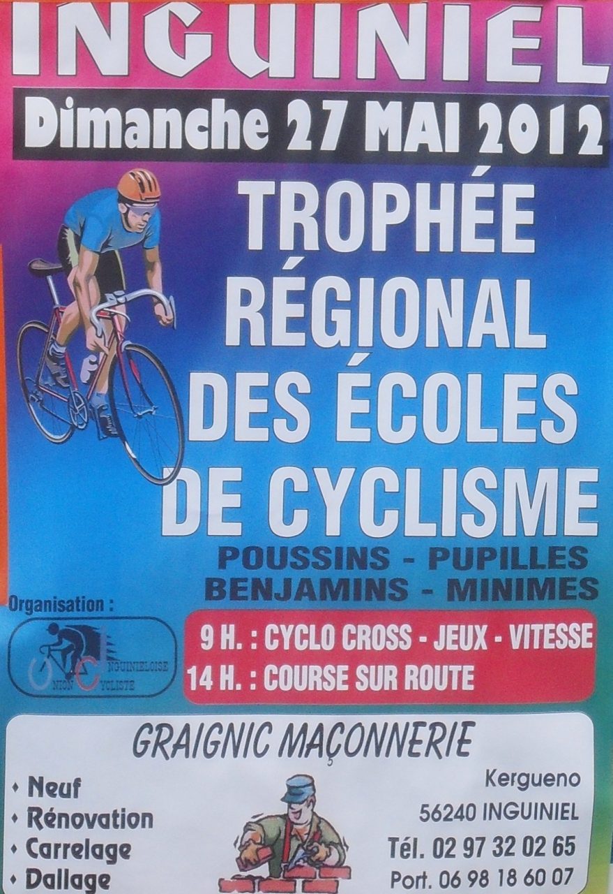 Trophe Rgional des coles de cyclisme  Inguiniel dimanche 