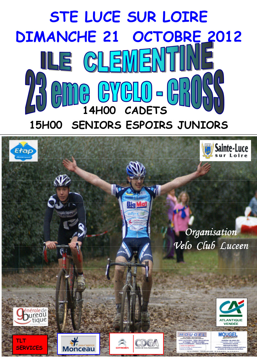 Cyclo-cross de l'ile Clmentine  Sainte-Luce-sur-Loire (44) : les engags 