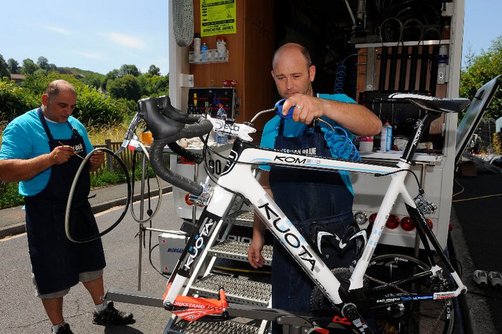 Les coulisses d'une quipe sur le Tour