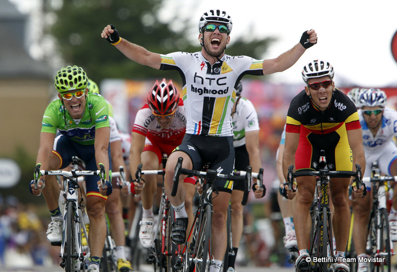 Cavendish au sprint au Cap Frhel