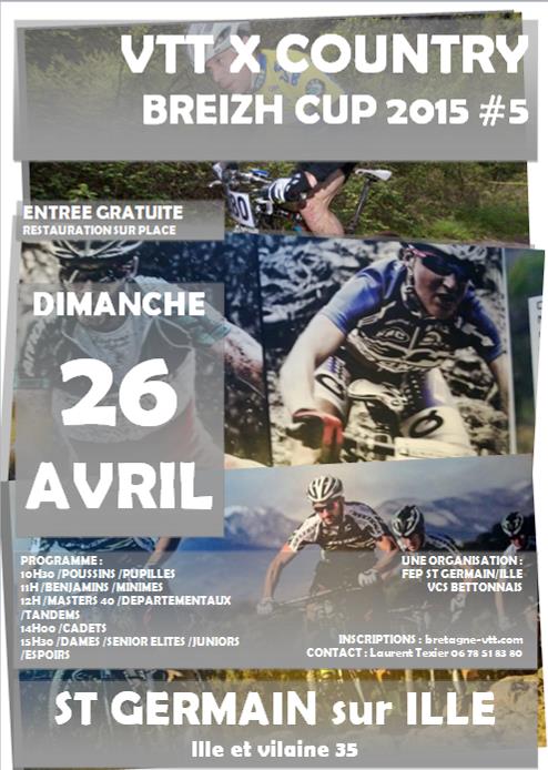 Vers la 5e Manche de la Coupe de Bretagne de VTT XC