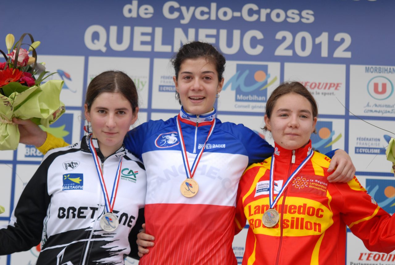 Championnat de France cadettes de cyclo-cross  Quelneuc - Samedi 7 janvier 2012 