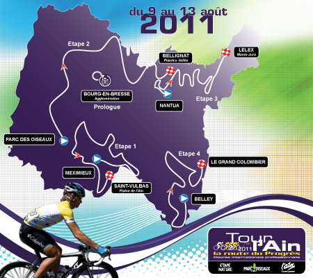 Tour de l'Ain : dpart mardi de Bourg-en-Bresse