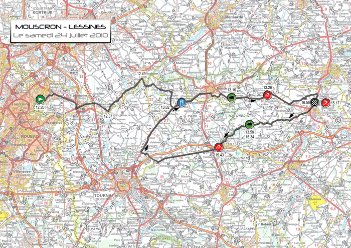 Tour de Wallonie : coup d'envoi samedi  Mouscron  