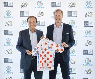 Maillot  pois : E.Leclerc dans les roues des grimpeurs