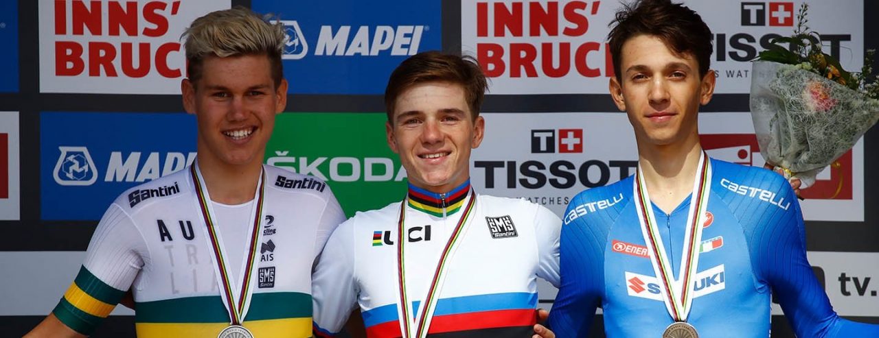 Evenepoel crase la concurrence  aux mondiaux juniors hommes.