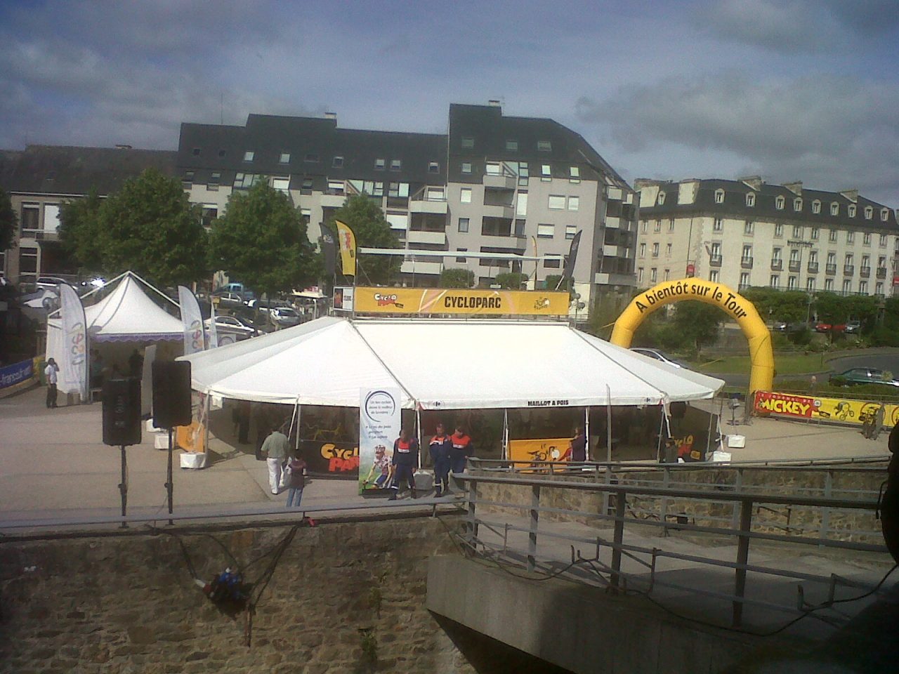 Un avant gout du Tour  Dinan.