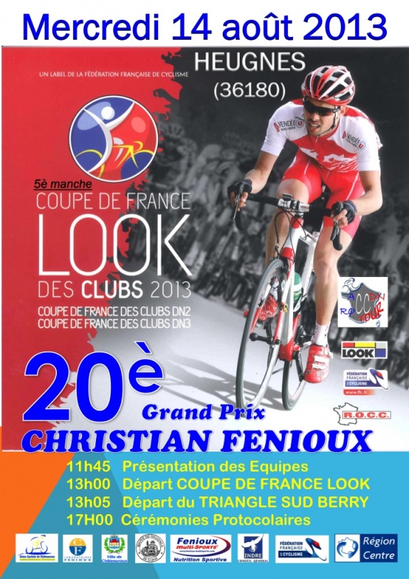 Grand Prix Christian Fenioux  Heugnes (36) - coupe de France DN2 : les engags