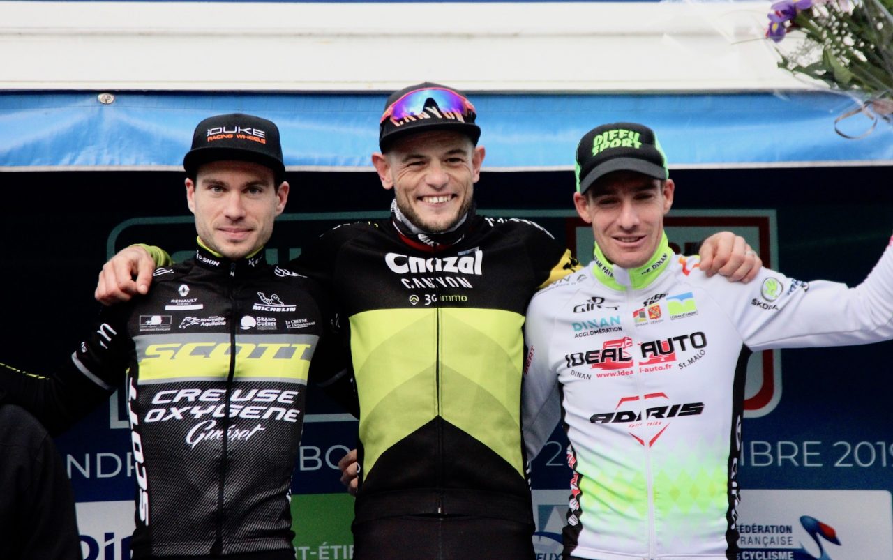 Coupe de France CX #2 / Elites: Boulo sur le podium