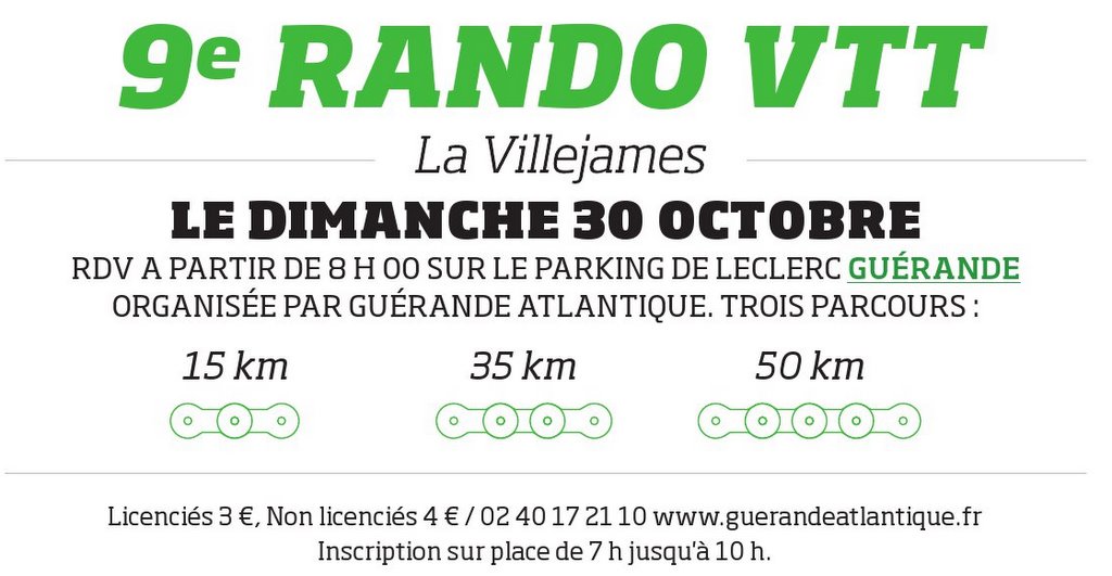 9e Rando VTT  Gurande (44) le 30 octobre